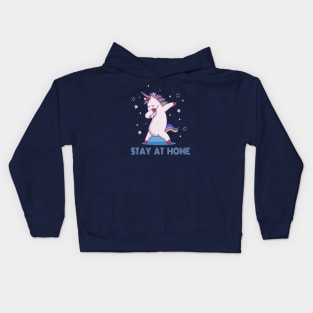 Unicorn Stay At Home Kids Hoodie